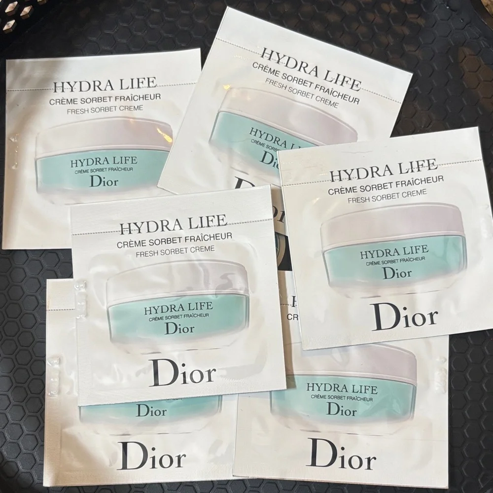 🔅5/$20 6- Dior Hydra Life Fresh Sorbet Crème sample packets - Picture 1 of 2